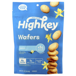 HighKey, Wafers, Vanilla, 2 oz (56.6 g)