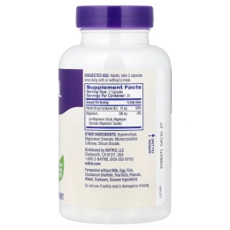 Natrol, магний тройного действия, 60 капсул