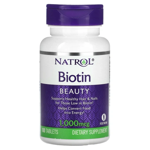 Natrol, Витамин H, 1000 мкг, 100 таблеток