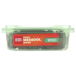 Natural Delights, Свежие финики Medjool, цельные, 340 г (12 унций)