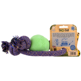 Beco Pets, Экологически безопасный мячик на веревке для собак, большой, зеленый, 1 штука