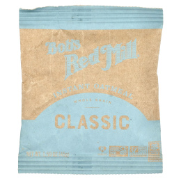 Bob's Red Mill, Овсянка быстрого приготовления, цельнозерновые, классические, 6 пакетиков по 45 г (1,59 унции)