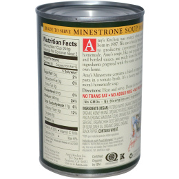 Amy's, Органические супы, овощной с низким содержанием жира, 14,1 унции (400 г)