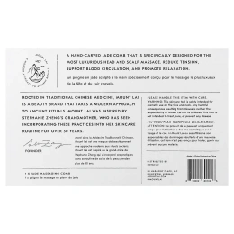 Mount Lai, The Jade, массажная расческа с гуаша, 1 шт.