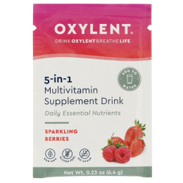 Vitalah, Oxylent, Multivitamin Supplement Drink, Sparkling Berries, 30 Packets, 0.23 oz (6.4 g) Each