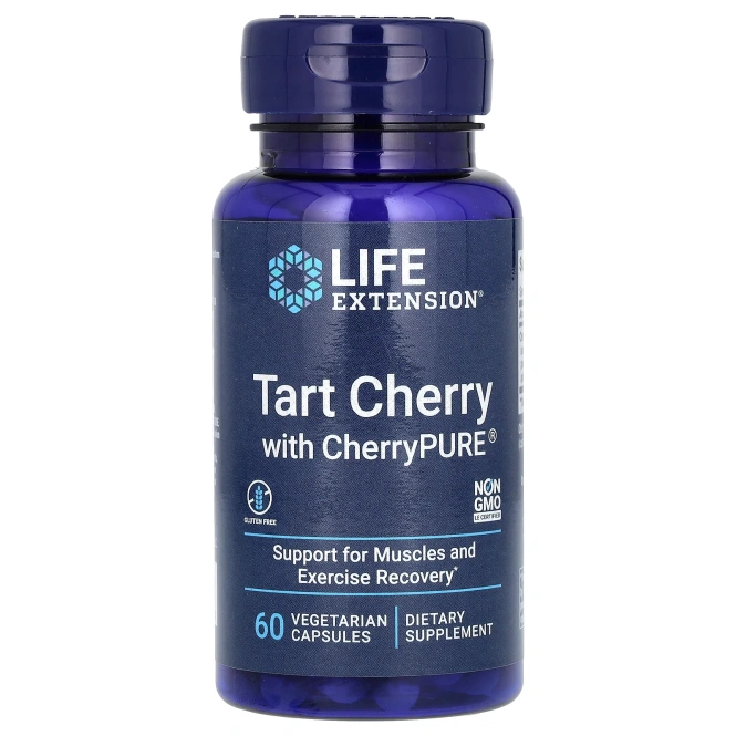 Life Extension, Пирог с вишней и CherryPURE, 60 вегетарианских капсул