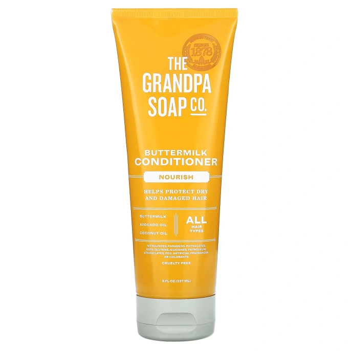 Grandpa's, Кондиционер с пахтой, Питание, 8 унций (235 мл)