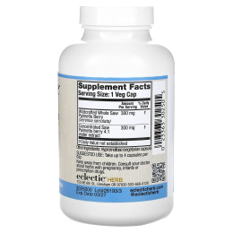 Eclectic Institute, Пальма сиреноя, 600 мг, 240 растительных капсул без ГМО