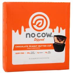 D's Naturals, Протеиновый батончик No Cow Dipped Чашка шоколада с арахисовым маслом 12 батончиков