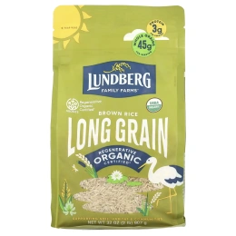 Lundberg, Органический коричневый рис, длиннозерный, 907 г (32 унции)
