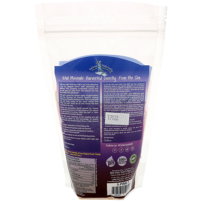 Celtic Sea Salt, Pink Sea Salt, 1 lb (452 g)