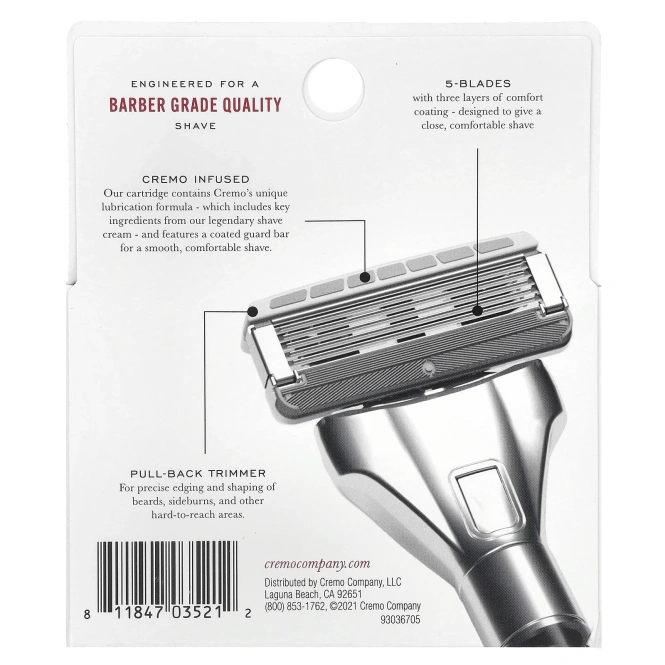 Cremo, Razor, 4 шт.