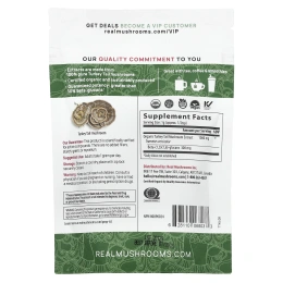 Real Mushrooms, Индейка, порошок экстракта органических грибов, 45 г (1,59 унции)