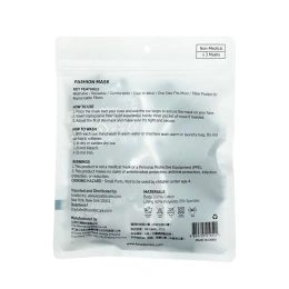 Kosette, стильная маска с карманом для фильтра, 3 маски