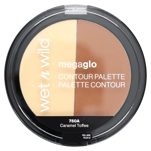 wet n wild, MegaGlo, контурная палитра, 750A карамельный ирис, 12,5 г (0,44 унции)