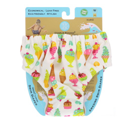 Charlie Banana, Многоразовый подгузник для плавания, Gelato, очень большой, 1 подгузник