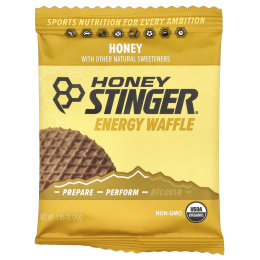 Honey Stinger, Energy Waffle, с медом, 12 вафель по 30 г (1,06 унции)