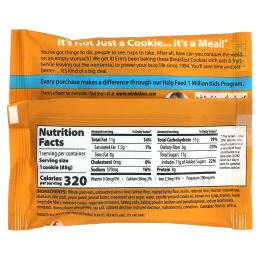 Erin Baker's, The Original Breakfast Cookie, Peanut Butter, 12 Cookies,  3 oz (85 g) Each