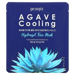 Petitfee, Agave Cooling, гидрогелевая маска для лица, 5 шт. по 32 г (1,12 унции)