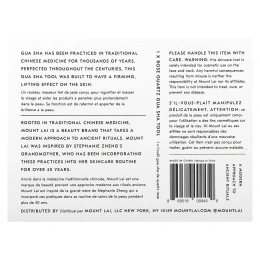 Mount Lai, Массажер гуаша из розового кварца, 1 шт.