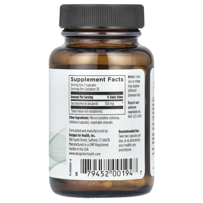 Designs For Health, FloraMyces™, 60 Vegetarian Capsules