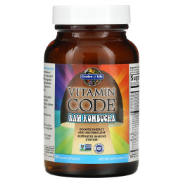 Garden of Life, Vitamin Code, Сырой комбуча, 60 веганских капсул UltraZorbe