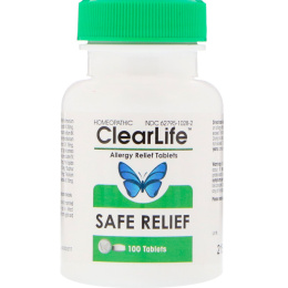 MediNatura, ClearLife, Allergy Relief Tablets, 100 Chewable Tablets