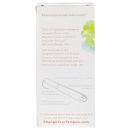 Emerita, Тампоны из 100% органического хлопка с защитной оболочкой, супер, 14 тампонов