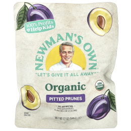 Newman's Own Organics, органический продукт, чернослив без косточек, 340 г (12 унций)