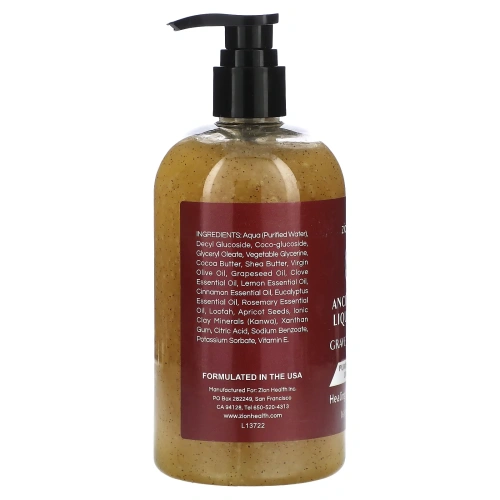 Zion Health, Ancient Clay Liquid Soap, Thieves Essential Oil, 16 fl oz (473 ml)