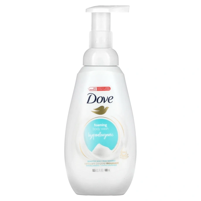 Dove, Пена для душа для чувствительной кожи, 400 мл