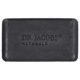 Dr. Jacobs Naturals, Отшелушивающее кастильское мыло с люфой, мутный древесный уголь, 142 г (5 унций)