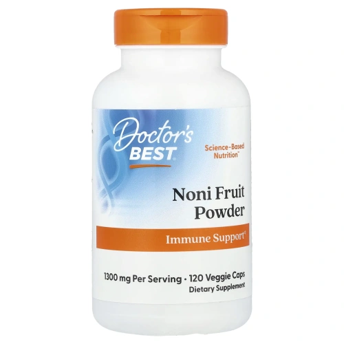 Doctor's Best, Концентрат нони, 650 мг, 120 вегетарианских капсул