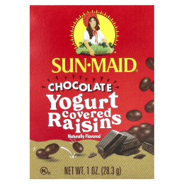 Sun-Maid, Изюм в йогурте, шоколад, 6 коробок по 28 г (1 унция)