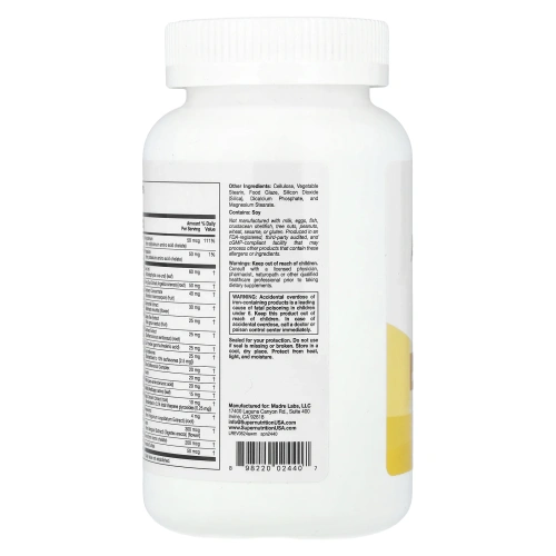 Super Nutrition, Мультивитамины для женщин, 180 таблеток