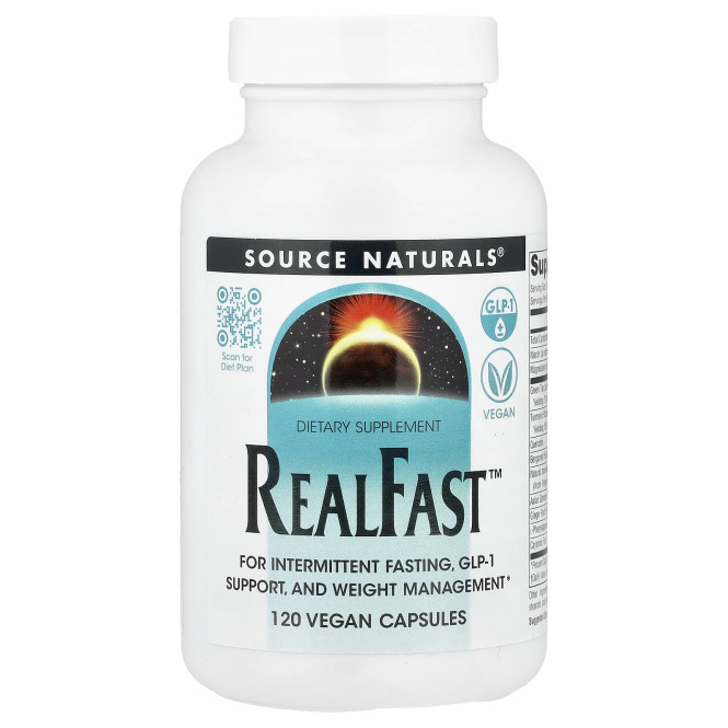 Source Naturals, RealFast™, 120 веганских капсул
