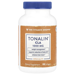 The Vitamin Shoppe, Tonalin® CLA, 1000 мг, 90 мягких таблеток