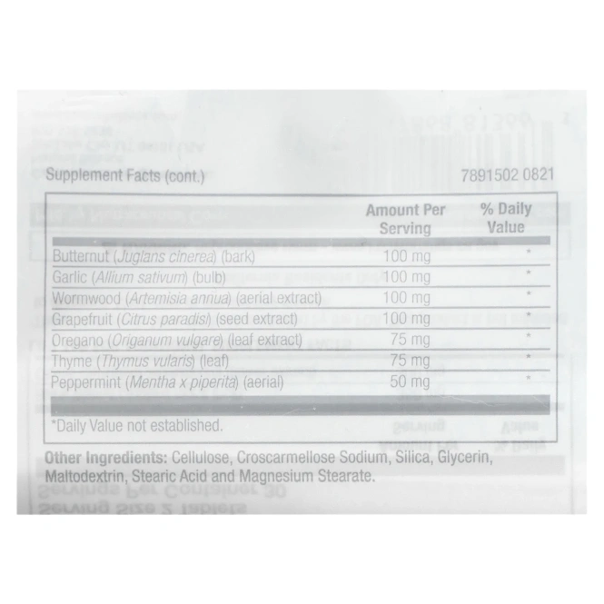 Natural Balance, Parazide Clenz, 60 таблеток