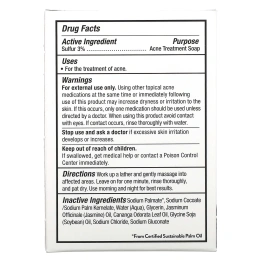 Grandpa's, Мыло для лица и тела от акне Thylox Acne Treatment, 3,25 oz (92 г)