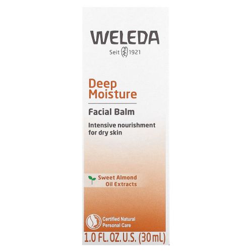 Weleda, Deep Moisture Facial Balm, Sweet Almond Oil Extracts, 1 fl oz (30 ml)