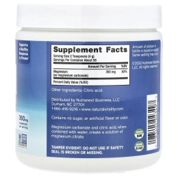 Natural Vitality, CALM, антистрессовая смесь для напитков, без добавок, 226 г (8 унций)