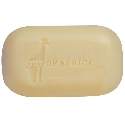 Out of Africa, Кусковое мыло с чистым маслом ши, лаванда, 3 штуки в упаковке, по 4 унции (120 г) каждое