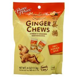 Prince of Peace, Имбирные жевательные резинки - 100% натуральный мандарин 28 жевательных резинок