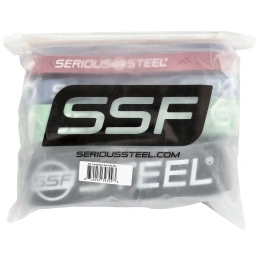 Serious Steel Fitness, 32-дюймовый эспандер, полный набор, набор из 6 предметов