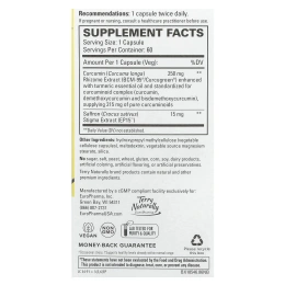 Terry Naturally, Saffron Life + куркумин`` 60 капсул