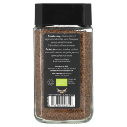 Mount Hagen, органический растворимый кофе, приобретенный с соблюдением принципов справедливой торговли, сублимированный, 100 г (3,53 унции)