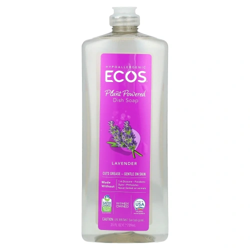 Earth Friendly Products, Dishmate, средство для мытья посуды, лаванда, 739 мл (25 жидк. унций)