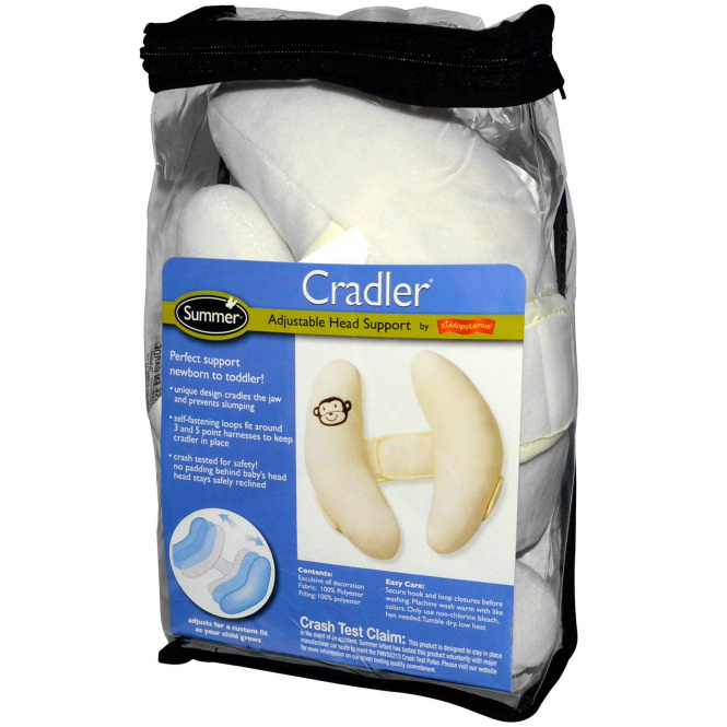Summer Infant, Cradler, регулируемая поддержка для головы