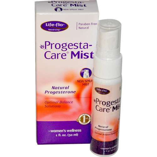Life-flo, Progesta спрей для ухода за телом с натуральным прогестероном, 30 мл
