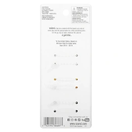 Scunci, Маленькие заколки-крабы No Slip Grip, разные цвета, 6 штук